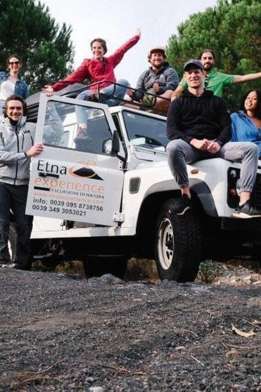 From Catania: 4x4 Mt Etna Jeep Tour - Monte Salto del Cane at 1,400 metres