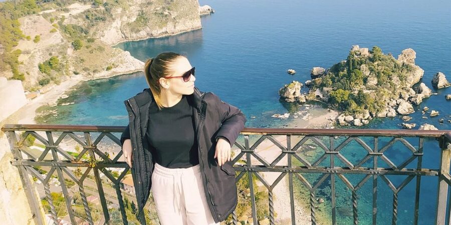 From Catania: Full-Day Mount Etna and Taormina Tour - The drive toward Taormina and the Isola Bella view