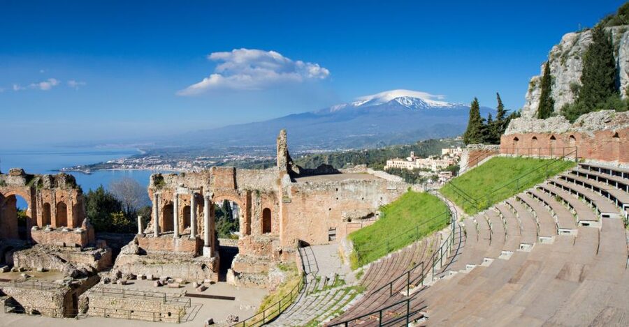 From Catania: Taormina, Isola Bella, and Castelmola Day Trip - Castelmola for a higher view