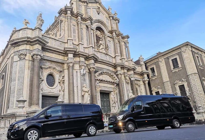 From Catania: Taormina, Isola bella & Castelmola tour - Taormina old town and its famous ancient theater