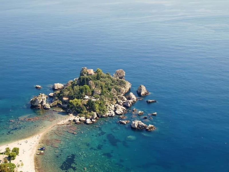 From Catania: Taormina, Isola bella & Castelmola tour - Isola Bella: two hours beside a protected bay