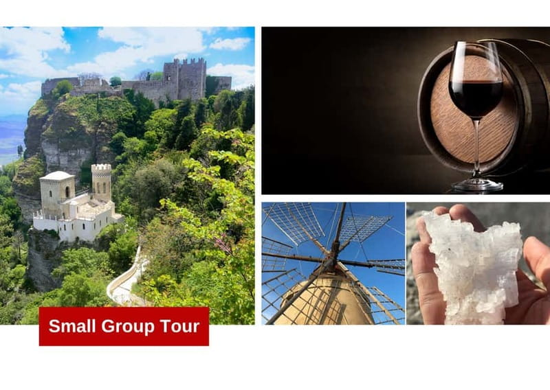 From Palermo: Erice & Marsala Salt, Olive Oil, and Wine Tour - Lunch at an olive-oil farmhouse