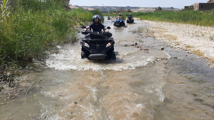 From Ribera: Quad Tour in the province of Agrigento - Poggiodiana Castle adds a historic pause