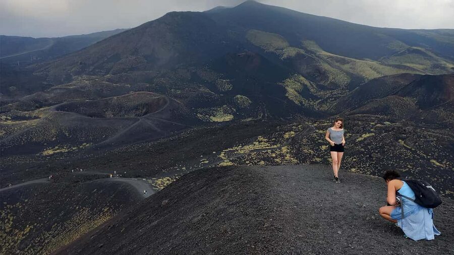 From Syracuse: Mount Etna Guided Morning Hike & Food Tasting - Tasting Sicilian food near Ragalna