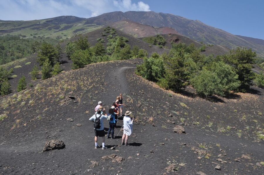 From Taormina: Full-Day Etna, Wine & Alcantara Canyons Tour - Pickup from Taormina and the small-group ride