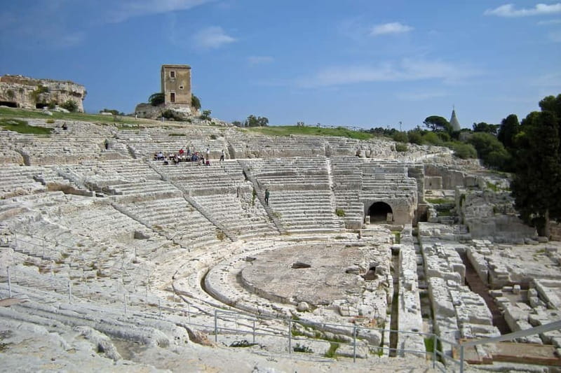 From Taormina: Full-Day Guided Tour of Syracuse - Walking through Syracuse’s archaeological park