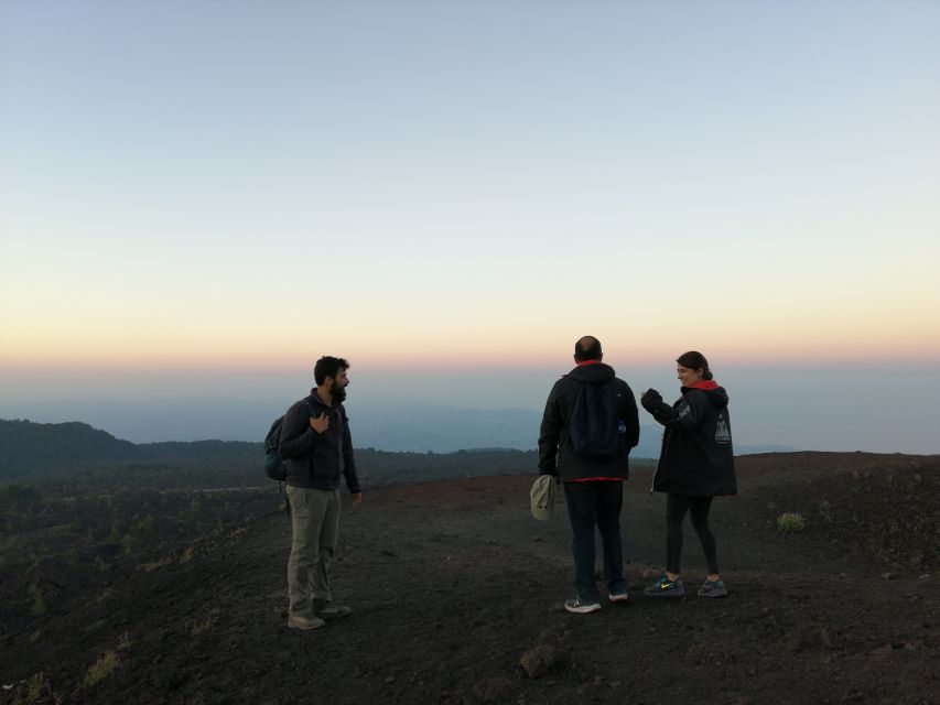 From Taormina: Mount Etna Half-Day Evening Hike - A local sandwich and sweet almond wine