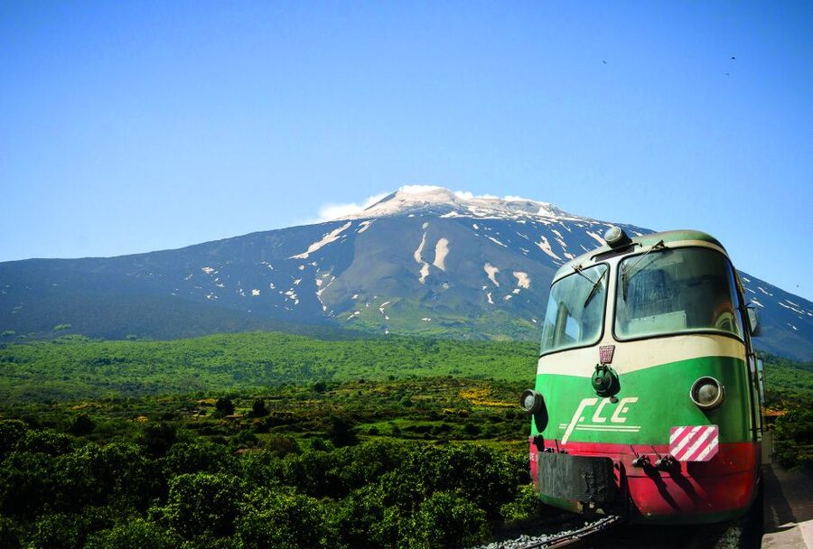 From Taormina: Mount Etna upper craters and Alcantara Gorges - Cable car, 4x4 jeep, and the upper crater area