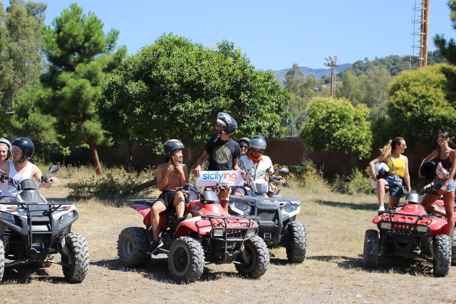 From Taormina: Off-Road ATV Tour Alcantara & Mount Etna - Lava flows and Coruccio Cave
