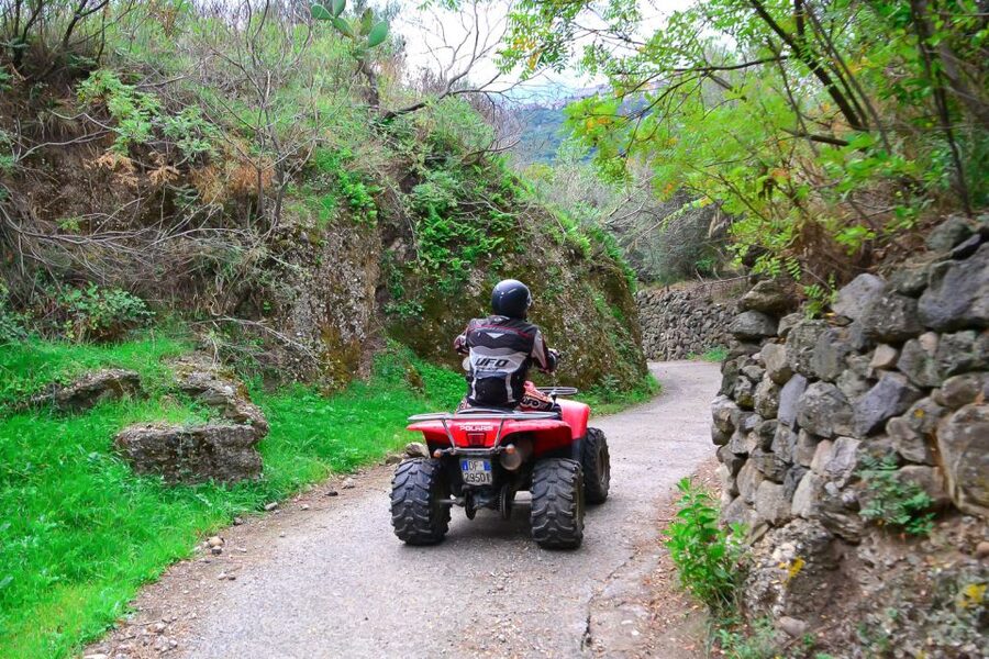 From Taormina: Off-Road ATV Tour Alcantara & Mount Etna - Starting at the Alcantara Gorges