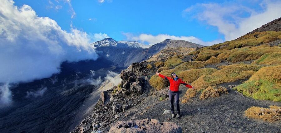 From Taormina or Catania: Private Full-Day Mount Etna Hike - Looking into the Valle del Bove