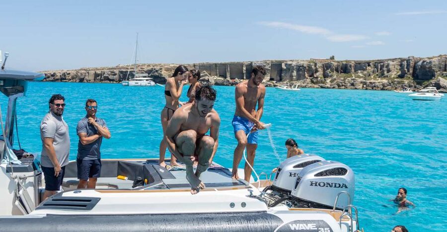 From Trapani: Egadi Islands Day Tour by Boat - Favignana’s coves: Cala Rossa, Cala Azzurra, and Bue Marino