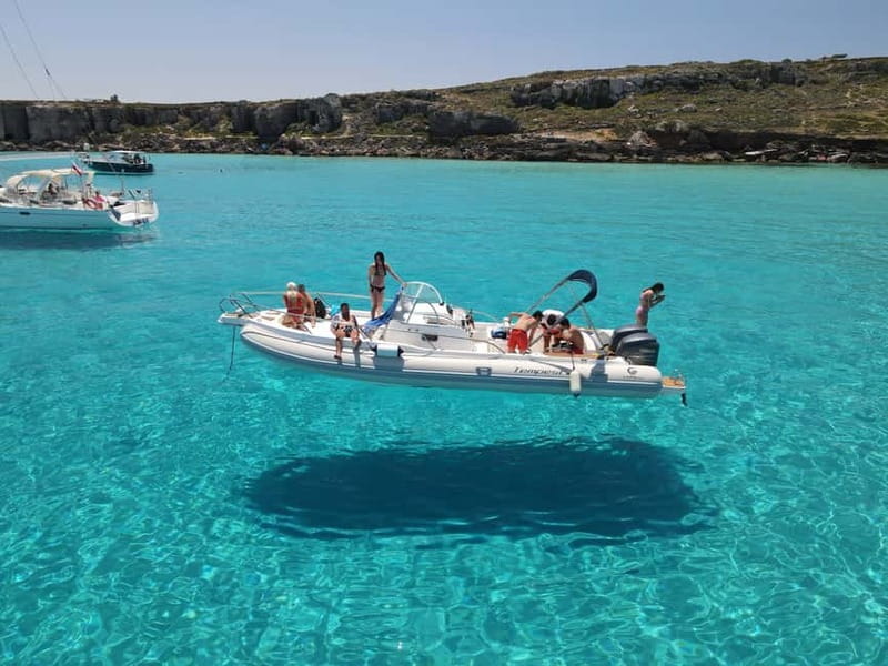 From Trapani: Egadi Islands Favignana & Levanzo Cruise - Leaving Trapani on a small speedboat