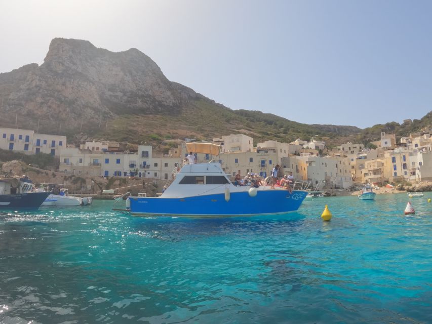 From Trapani: Favignana and Levanzo Boat Tour with Lunch - Ninety minutes of free time on Favignana