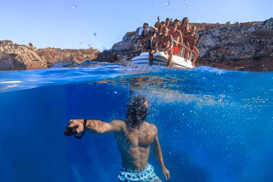 From Trapani: Favignana and Levanzo Egadi Island Day Cruise - The Lovers’ Grotto is the morning highlight