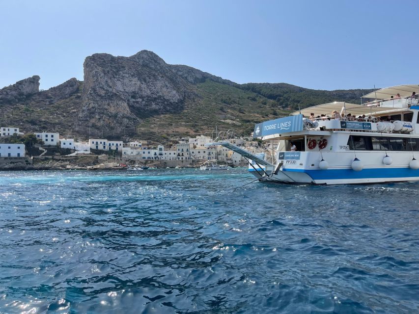 From Trapani: Favignana and Levanzo Motorboat Cruise - Two hours to explore Favignana
