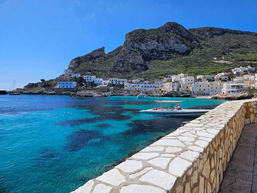 From Trapani: Favignana and Levanzo Shuttle Tour - Sailing around Levanzo