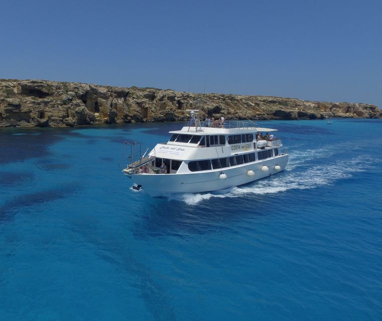 From Trapani: Full-Day Cruise to Favignana and Levanzo - Cala Rossa from the water