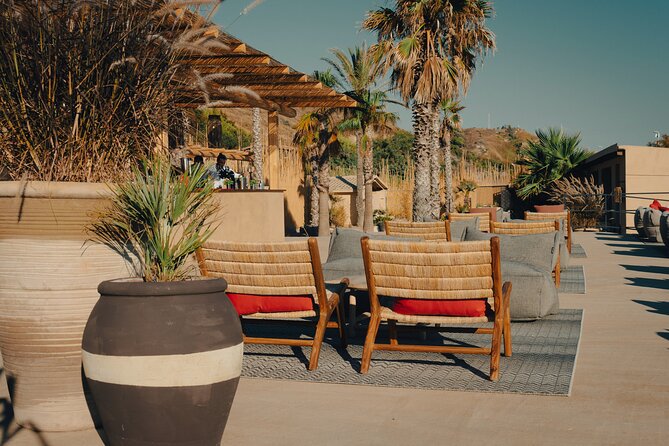 Full Day Pass to Cala Manbrù Beach Club - Parking, seating, and comfort