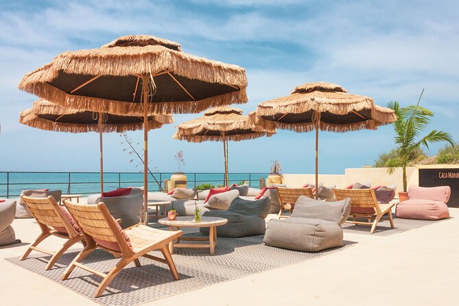 Full Day Pass to Cala Manbrù Beach Club - Spring and June opening hours