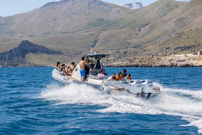 Full Day Private Boat Tour San Vito Lo Capo - Castellammare - Cala del Leone inside the Zingaro Nature Reserve