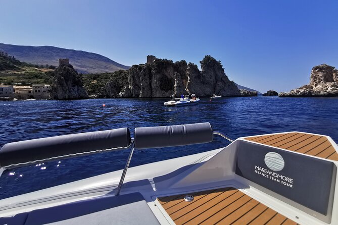 Full Day Private Boat Tour San Vito Lo Capo - Castellammare - Two hours at Cala Tonnarella dell’Uzzo