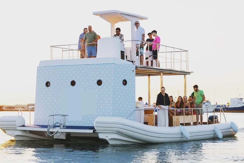 Giardini Naxos: Dolphin Catamaran Sunset Tour with Aperetif - Isola Bella and the swimming stop