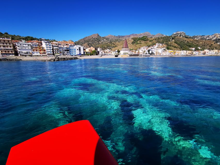 Giardini Naxos: Semi-Submarine Tour to Isola Bella - Isola Bella from above and below the water