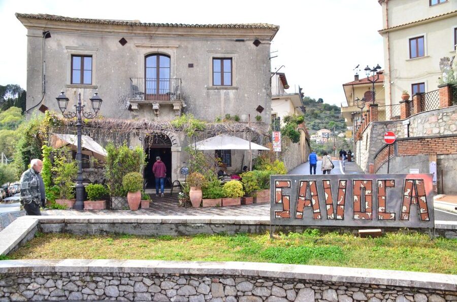 GODFATHER TOUR film's locations departure from Taormina area - Savoca, the village behind the wedding scenes