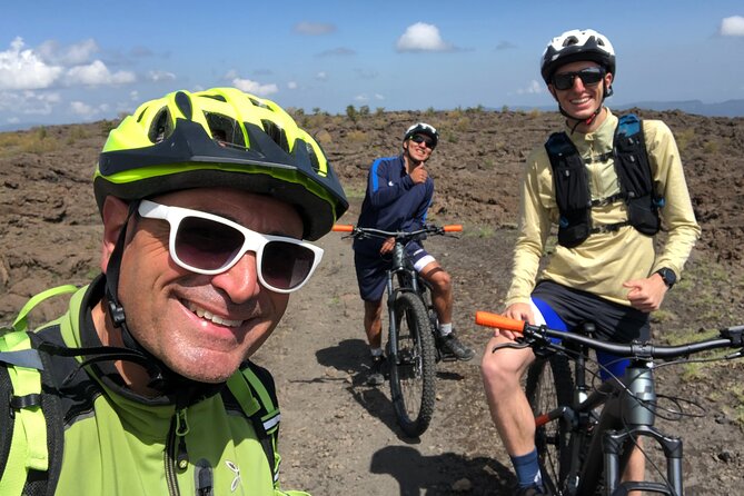 Half Day Tour to discover Etna by E-Mtb - Entering Grotta dei Lamponi