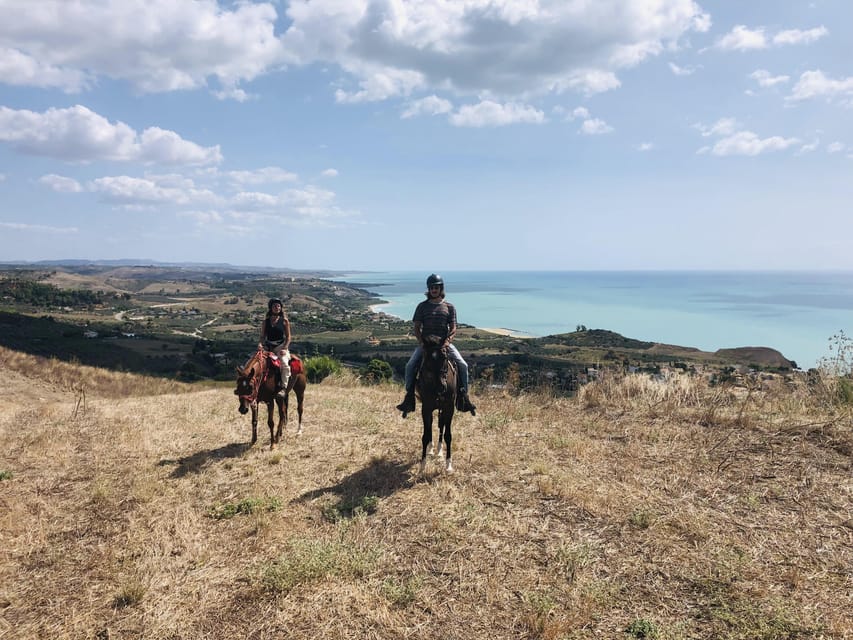 Horseback riding in the beaches of Sciacca - Riding through vineyards and quiet trails