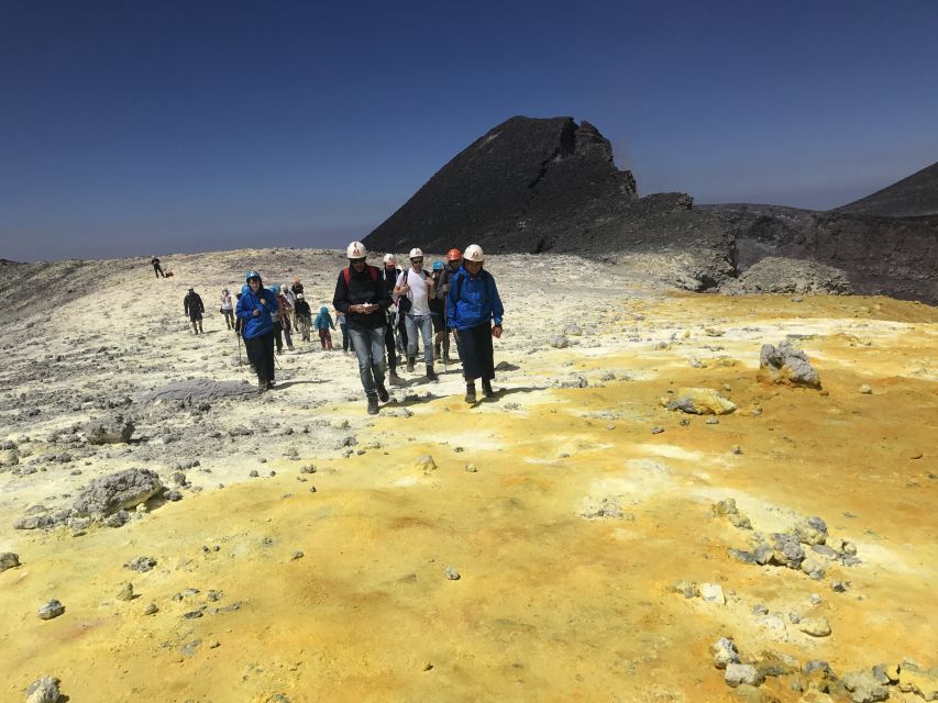 Linguaglossa: Mt Etna Summit Crater Hike with Optional 4x4 - Descending through volcanic sand to Pizzi Deneri