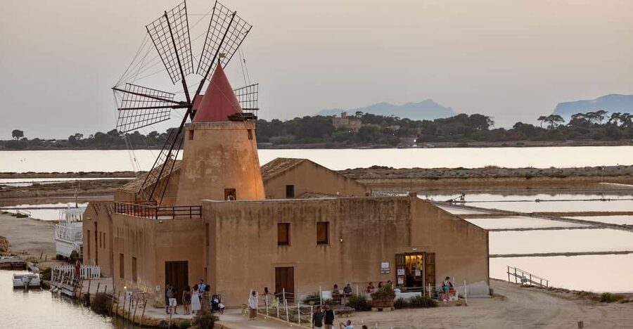 Marsala: Guided Salt Pans Walk Tour with Windmill Visit - Walking the pools and reading their changing colors
