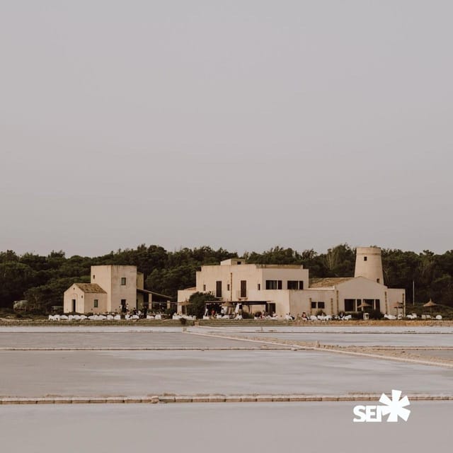 Marsala Wellness on the Isola Lunga Salt Pans with Aperitif - Salt pans, windmills, and Egadi Island views