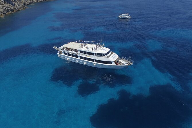 Mini Cruise to Favignana and Levanzo with lunch on board - The Bue Marino cliffs and Cala Azzurra swim stop