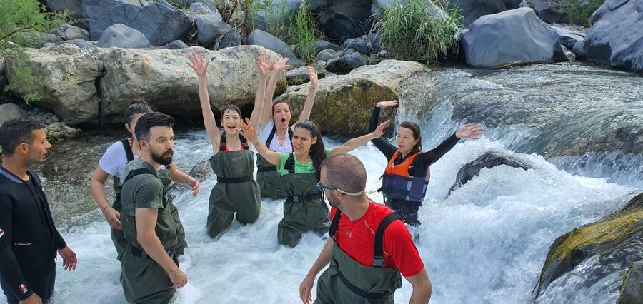 Motta Camastra: River Trekking Tour in the Alcantara Gorges - What the waterproof dungarees really mean