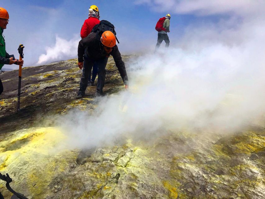 Mount Etna: Central Crater Guided Hike for Advanced Hikers - Walking across Etna’s black volcanic slopes