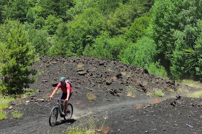 Mount Etna E-bike half-day tour - Crossing old lava fields and newer lava flows