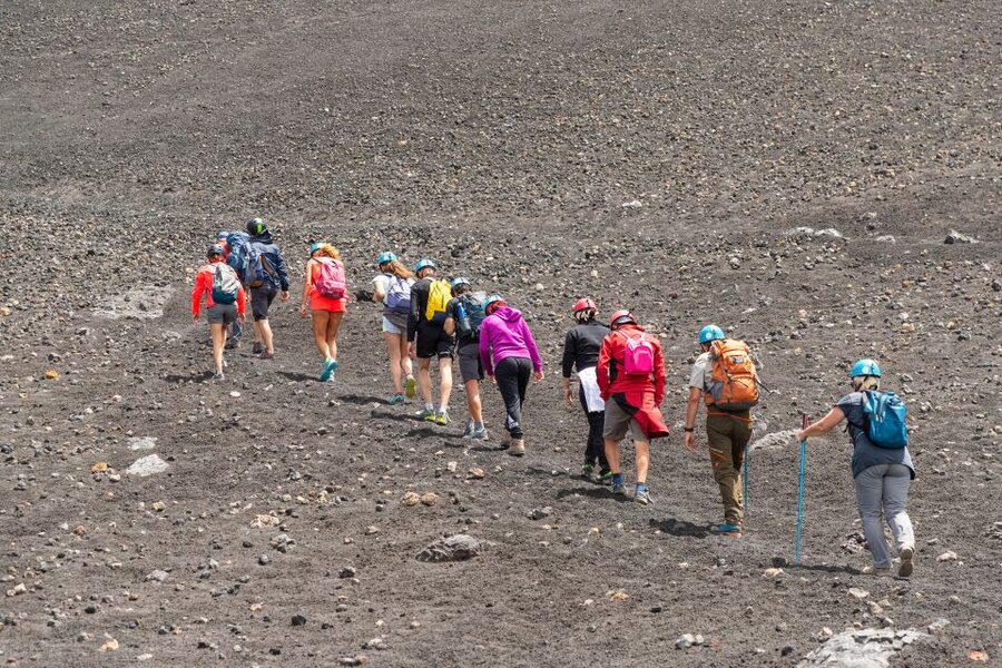 Mount Etna: Guided Volcano Summit Hiking Tour with Cable Car - Across the 2002 and 2003 eruption zone