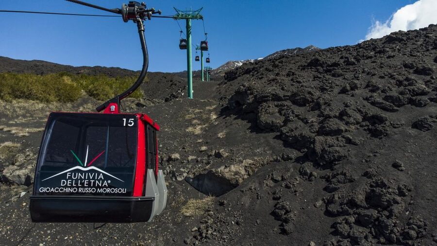 Mount Etna: Return Funivia dell'Etna Cable Car Ticket - Price and value at $64