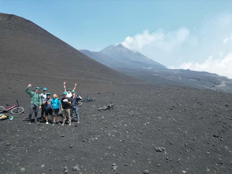 Mount Etna Summit E-Bike - Reaching the high viewpoint above Valle del Bove