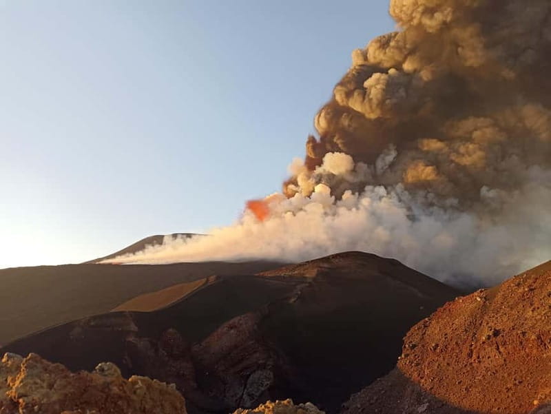 Mount Etna: Summit Tour by Jeep and Cable Car - Walking across old lava and volcanic debris