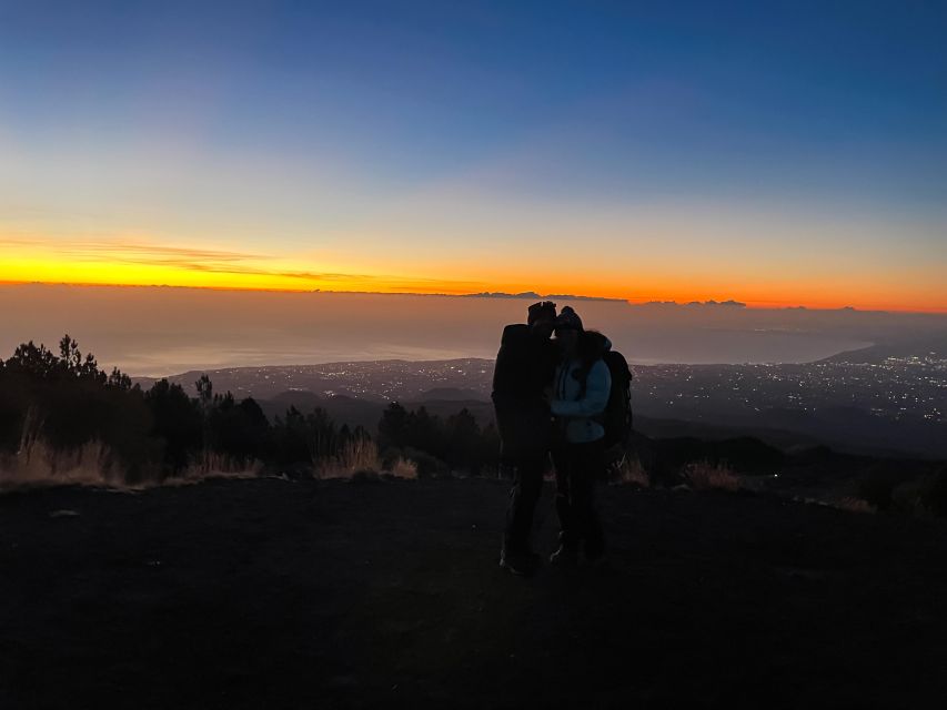 Mount Etna: Sunrise Excursion with an expert Local Guide - Hornitos and the framed view of Catania