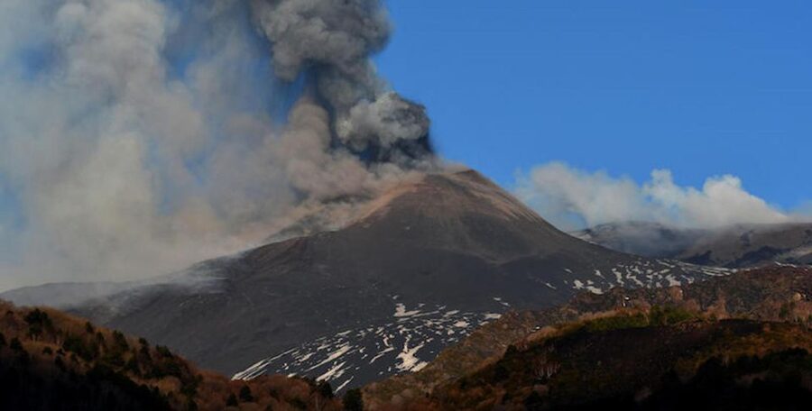 Mount Etna & Taormina Multi-language Tour from Palermo - The long road to Mount Etna