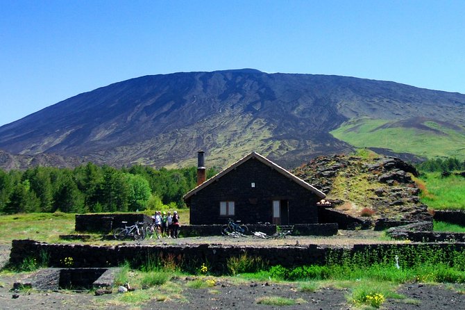 Mountain Biking Etna by MTB or E-Bike - The sandy descent and old lava flows
