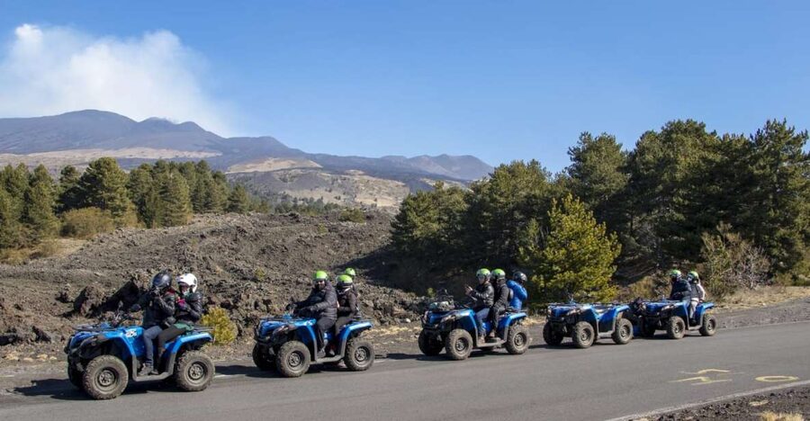 Nicolosi: Mt. Etna Guided Quad Tour Adventure - Crossing an eruptive fracture and old craters