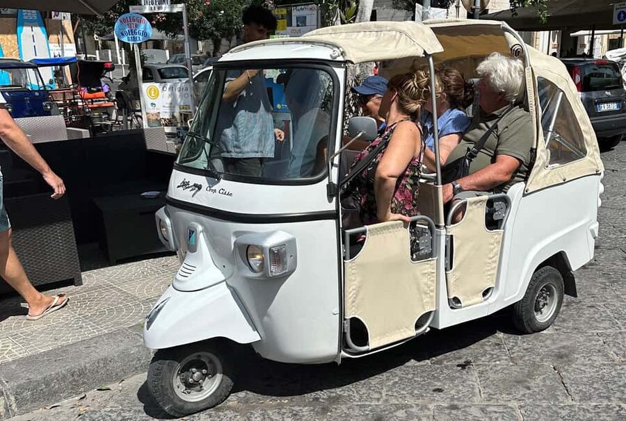ORTIGIA tour by tuk tuk - ape calessino 1 hour - Syracuse Cathedral and the Temple of Athena