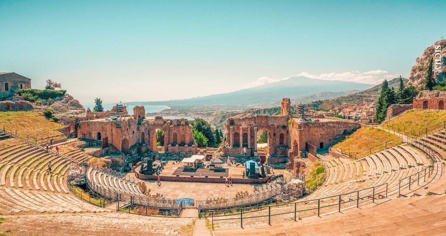 Palermo/Cefalù: Mount Etna and Taormina Day Trip - Castelmola and the view over Giardini Naxos