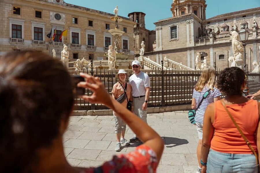 Palermo: City & Palazzo dei Normanni Guided Walking Tour - Gardens and the shape of the palace visit