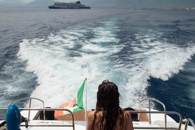 Palermo from the Sea : Luxury Trip between Crystalline Bays, BBQ and Relax - Leaving from Porto Arenella at 11:30 am